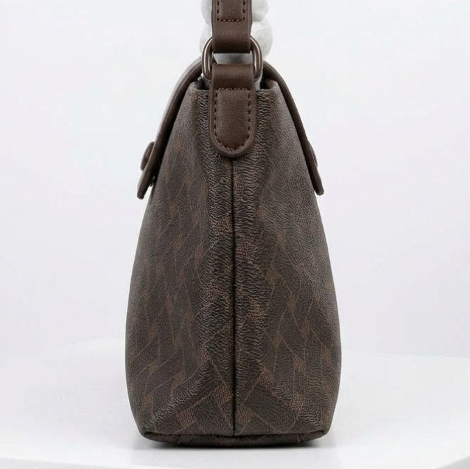 David Jones Signature Pattern Crossbody Bag