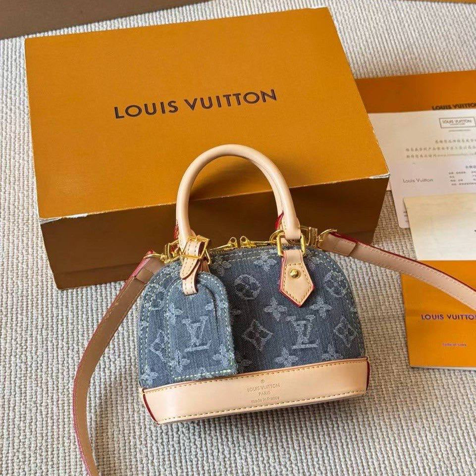 Louis Vuitton Monogram Denim Nano Alma Handbag 👜✨💙