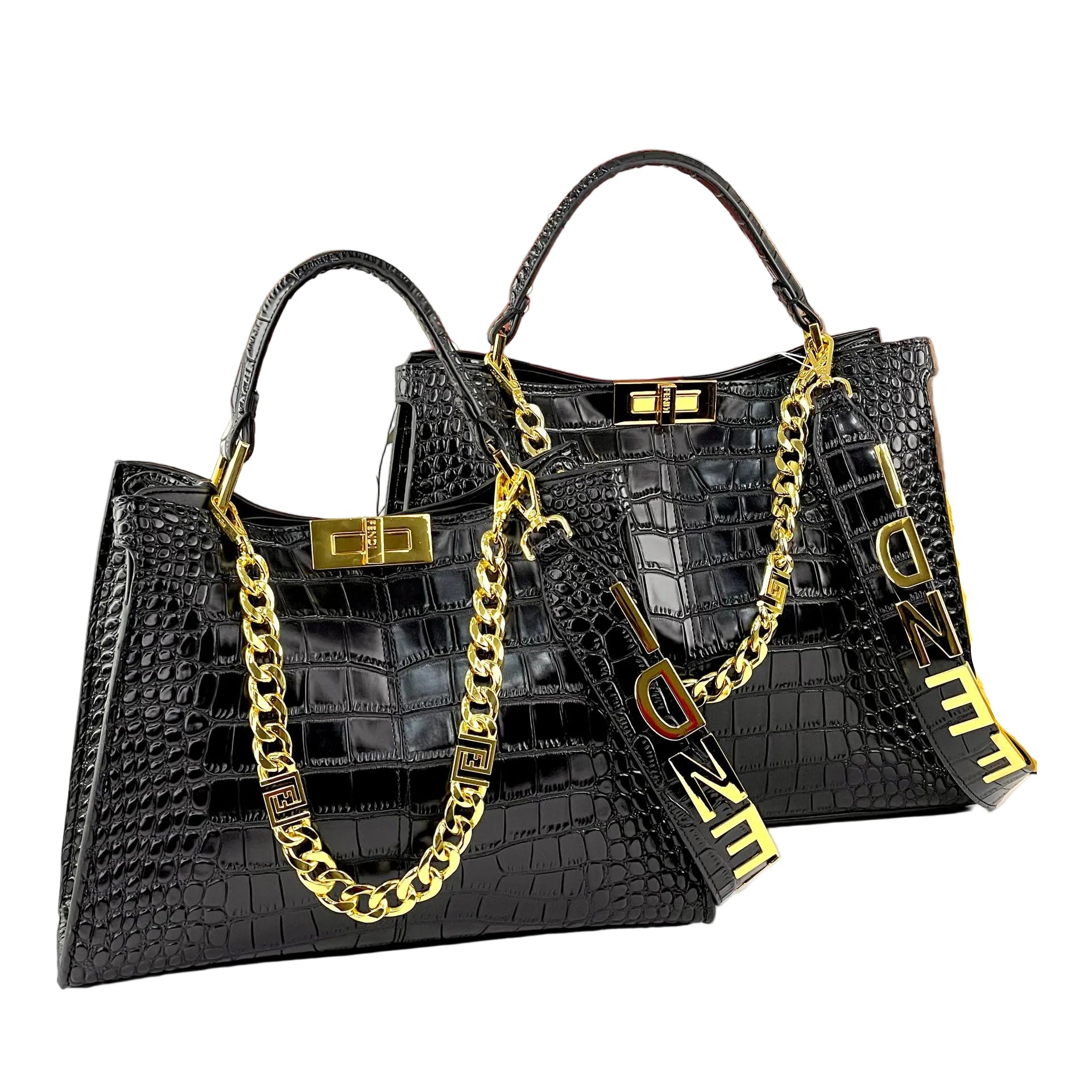 Fendi Black Signature Tote 🖤