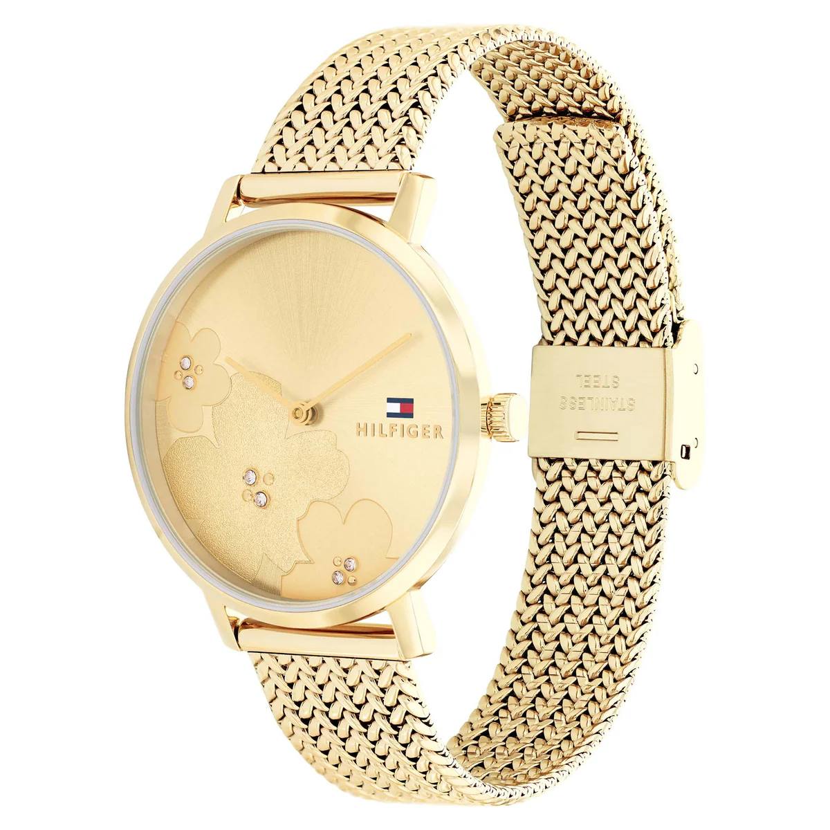 Tommy Hilfiger Gold-Tone Stainless Steel Watch ⌚✨💛