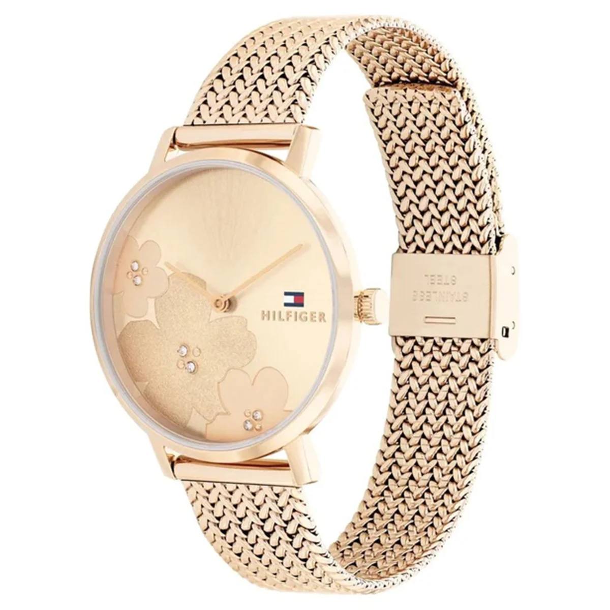 Tommy Hilfiger Gold-Tone Stainless Steel Watch ⌚✨💛