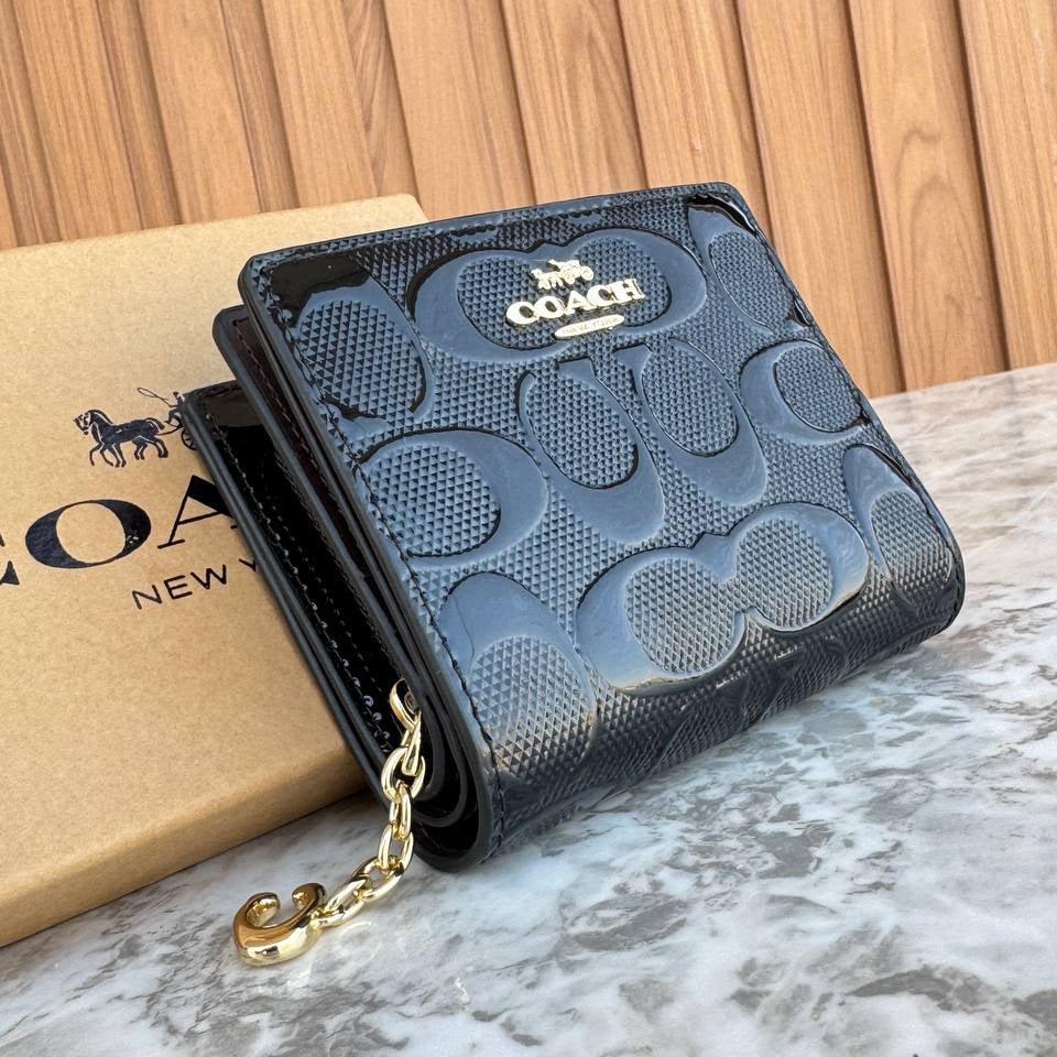COACH Black Wallet 🖤 Top Quality with Box