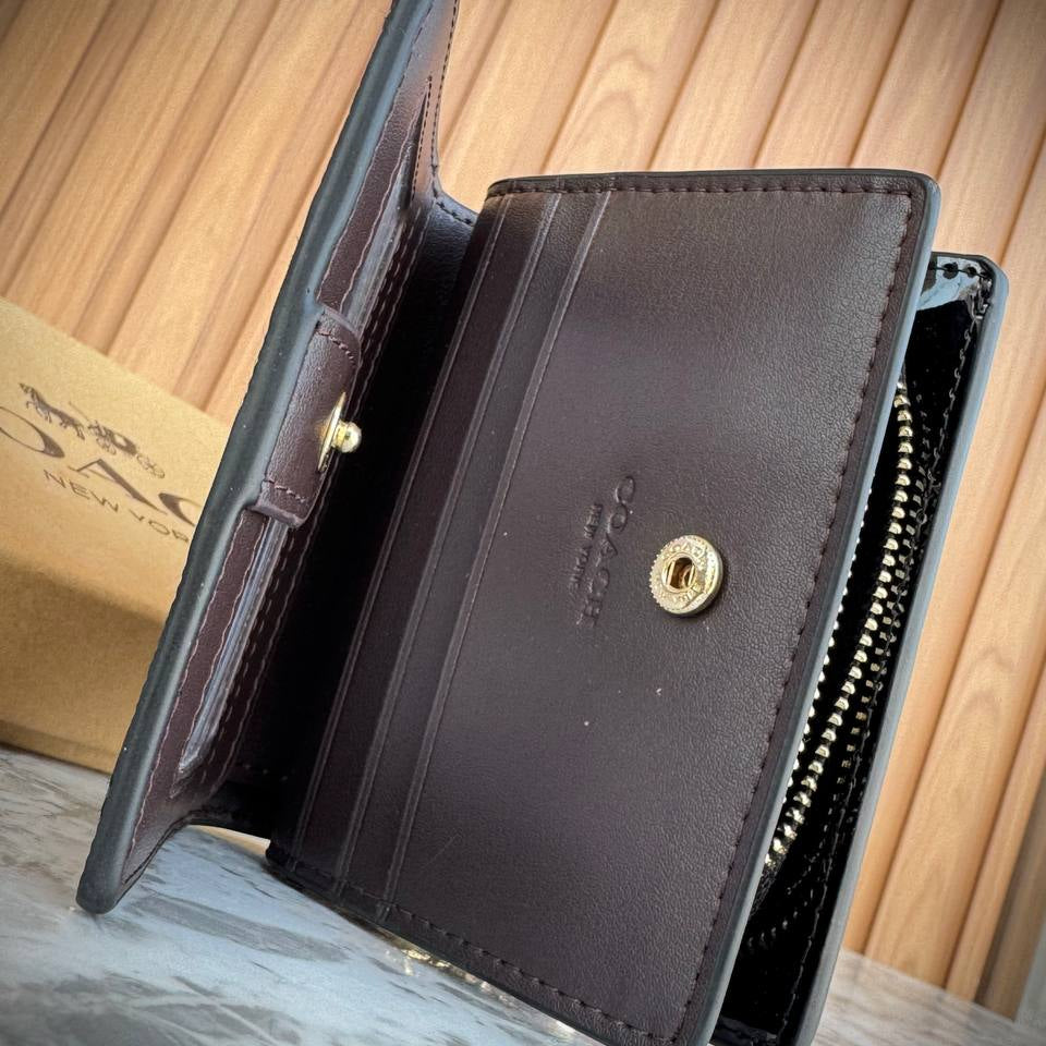 COACH Black Wallet 🖤 Top Quality with Box