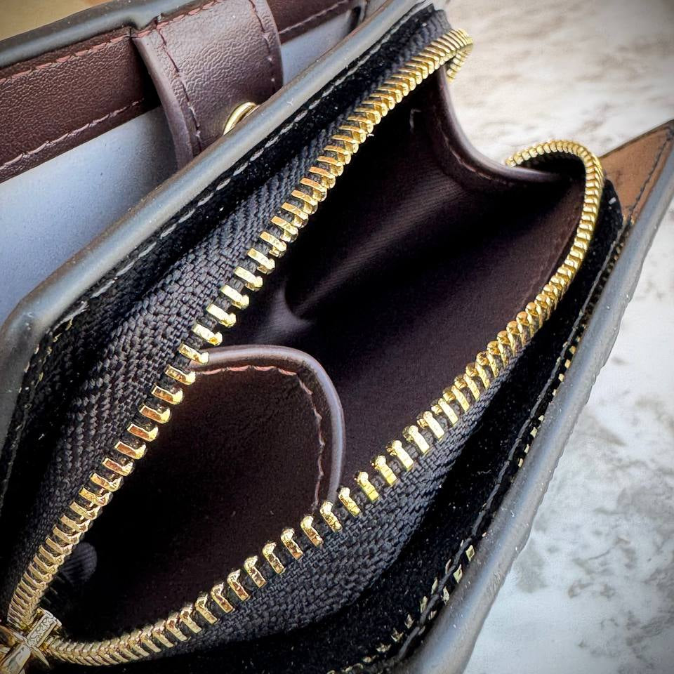 COACH Black Wallet 🖤 Top Quality with Box