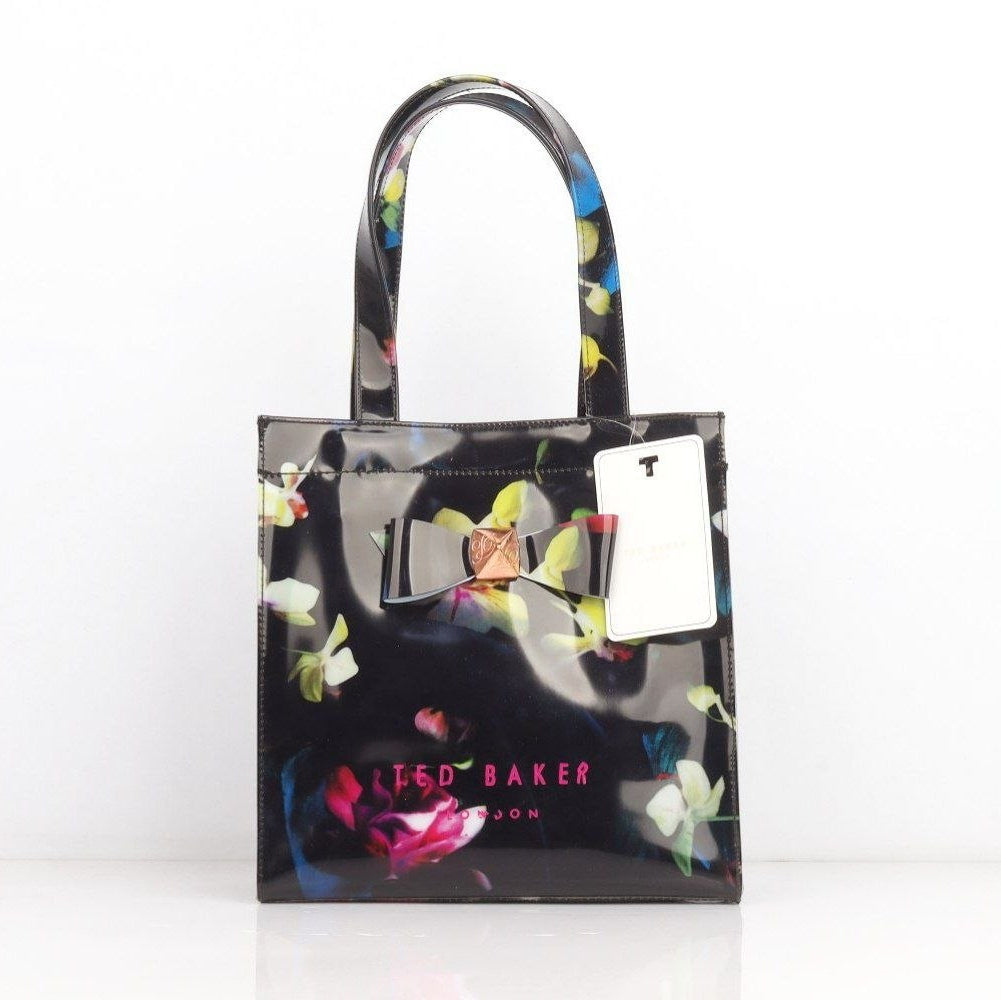 Ted Baker Floral Mirror Bag Water Resistant Silicone Tote 🌸✨