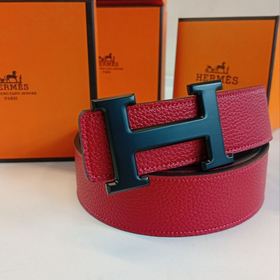 Hermès Mirror Double Face Leather Belt 👜✨