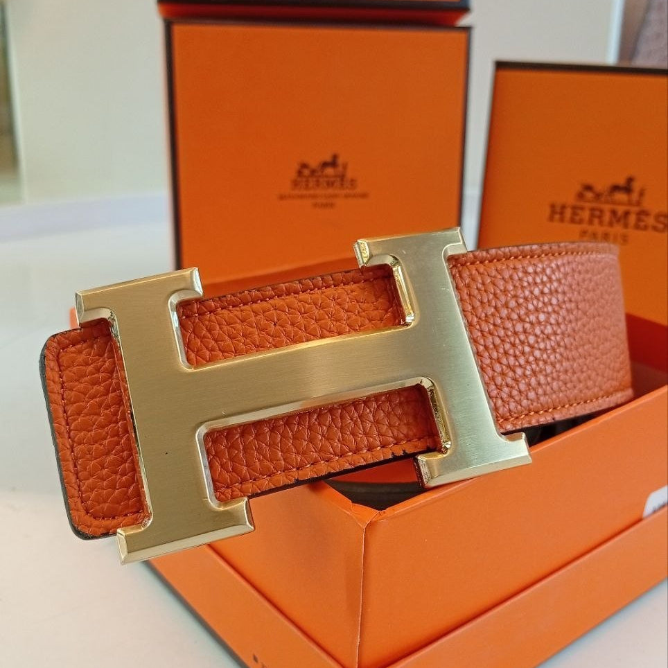 Hermès Mirror Double Face Leather Belt 👜✨