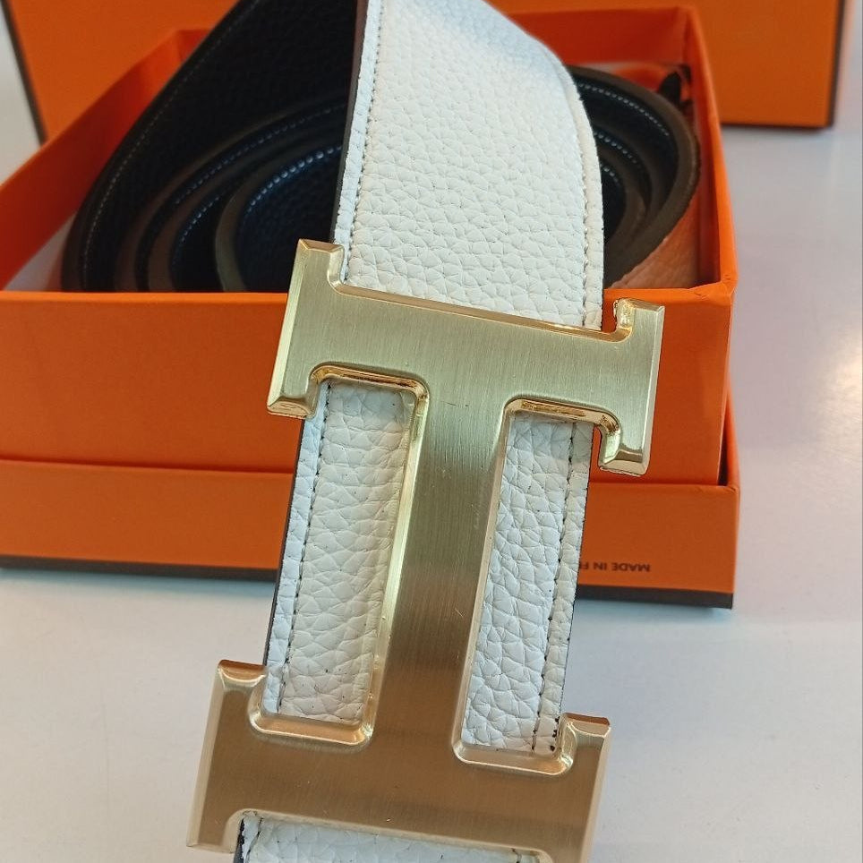 Hermès Mirror Double Face Leather Belt 👜✨