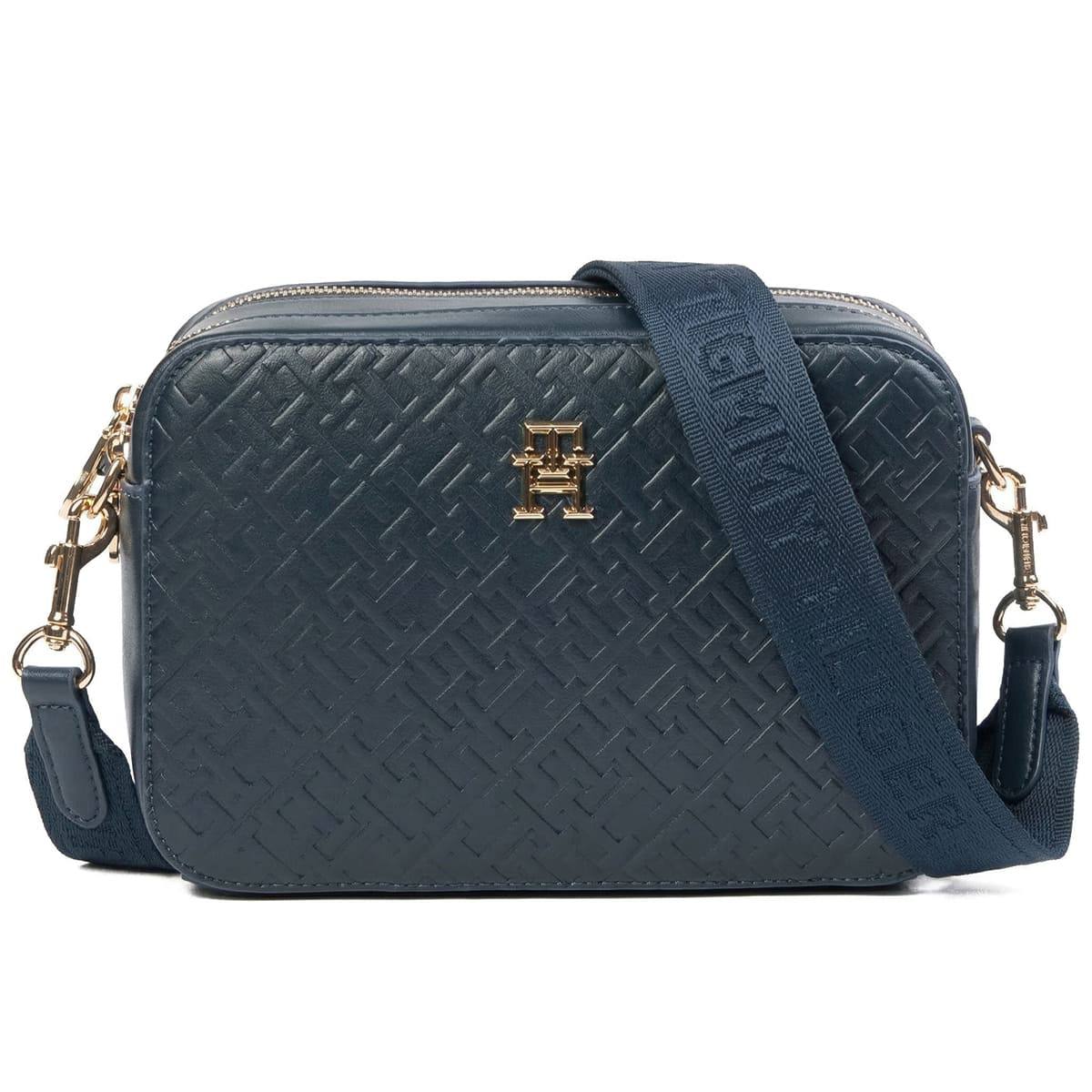 Tommy Hilfiger Monogram Crossbody Bag in Navy Blue 👜✨