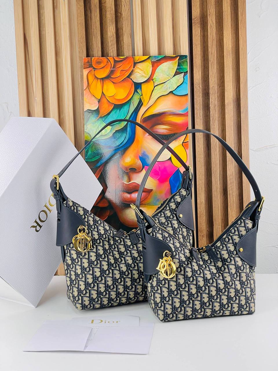 Dior Quilted Leather Shoulder Bag in Black with Gold Hardware 👜✨