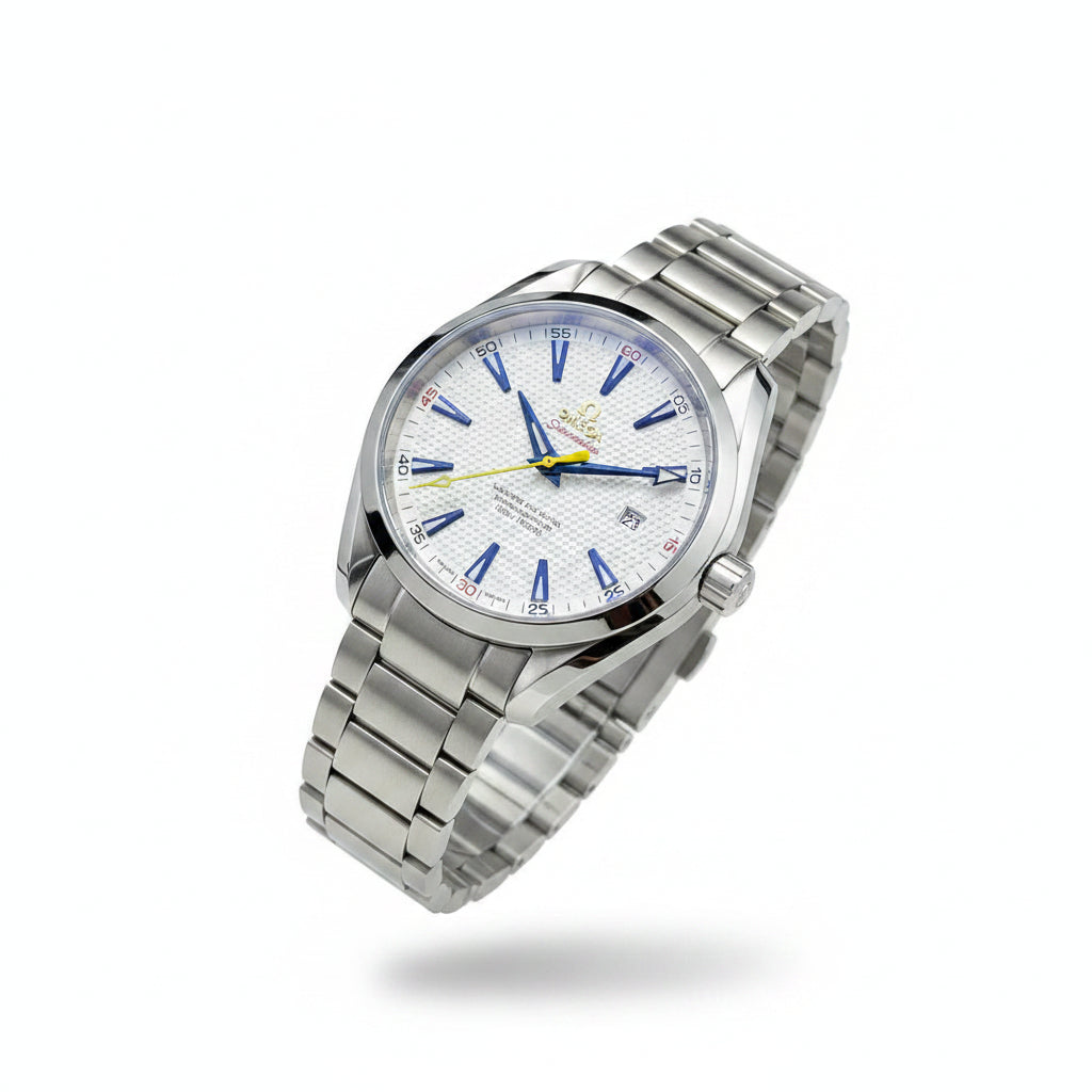 Omega Seamaster Co-Axial Master Chronometer Steel Teal Dial Watch