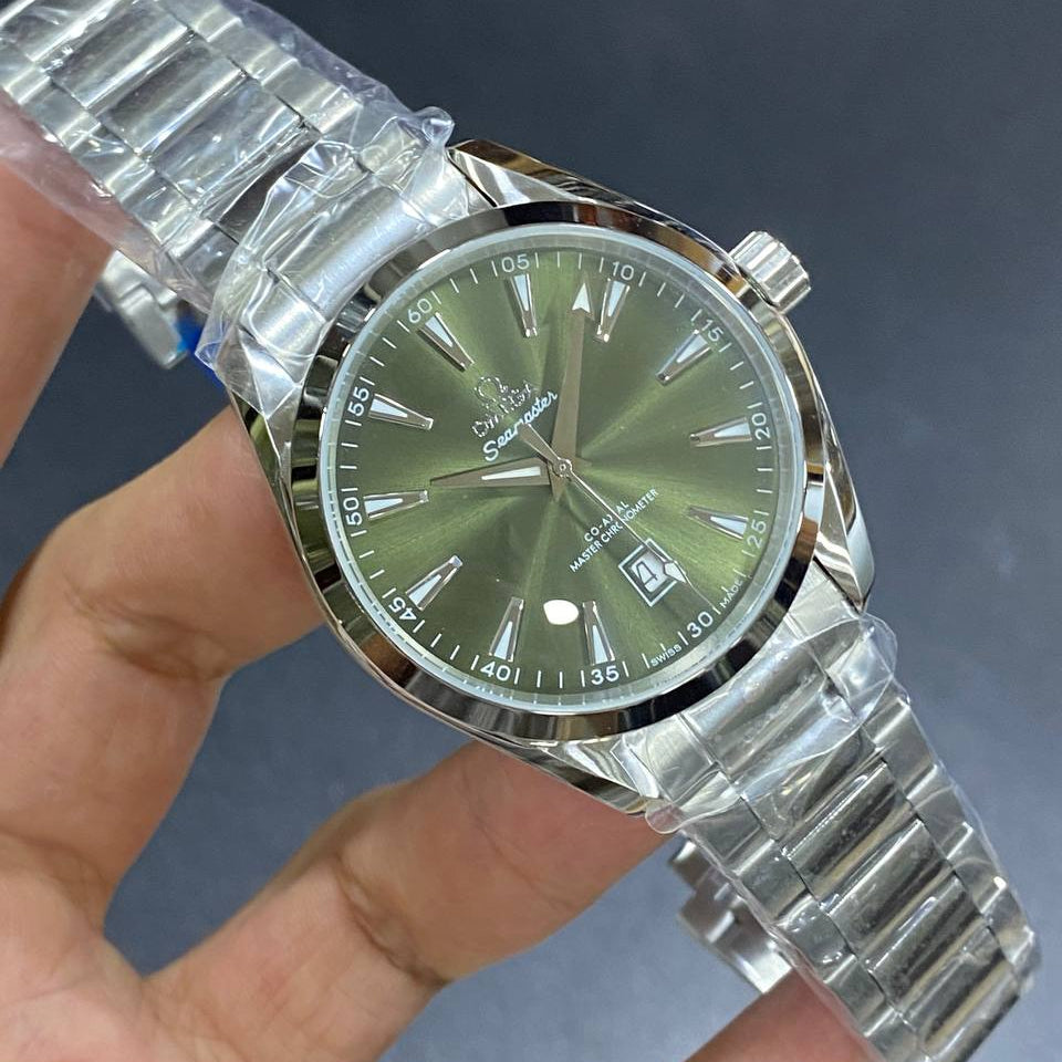 Omega Seamaster Co-Axial Master Chronometer Steel Teal Dial Watch