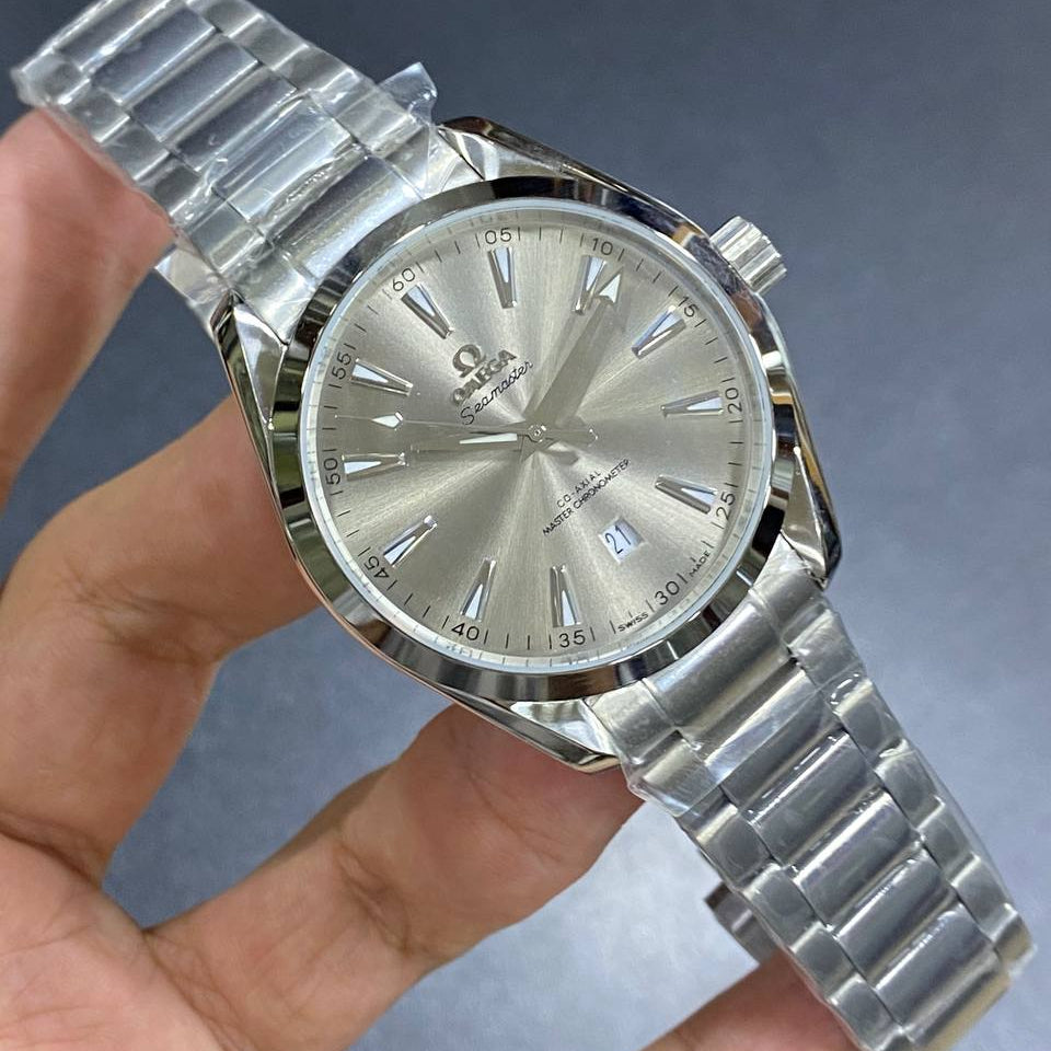 Omega Seamaster Co-Axial Master Chronometer Steel Teal Dial Watch