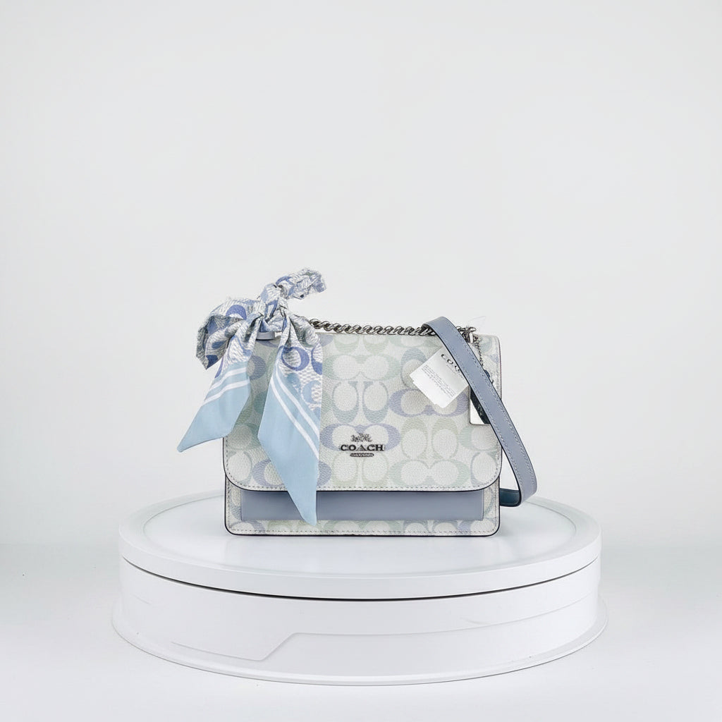 Coach Tabby Shoulder Bag in Multi-Color Signature Print
