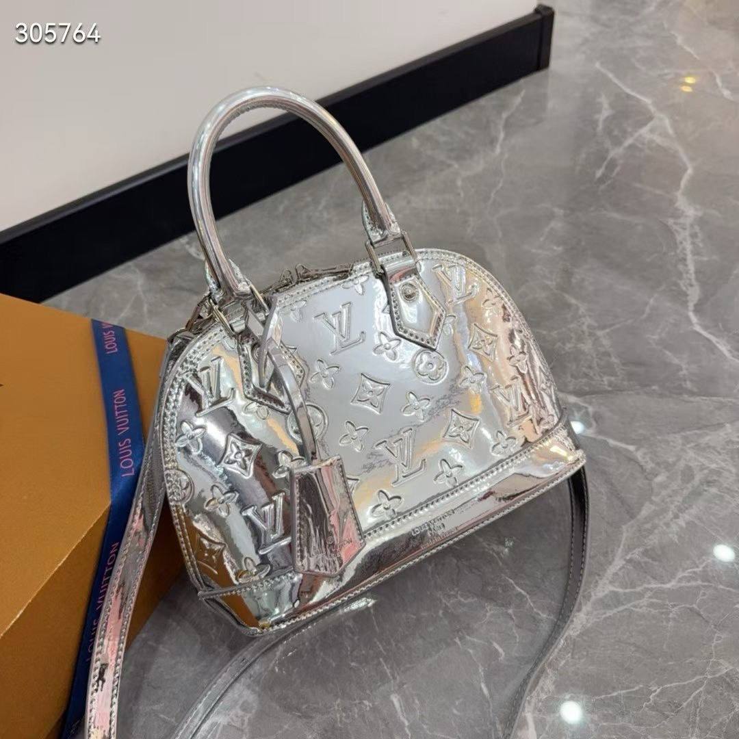 Louis Vuitton Metallic Gold Patent Alma Bag