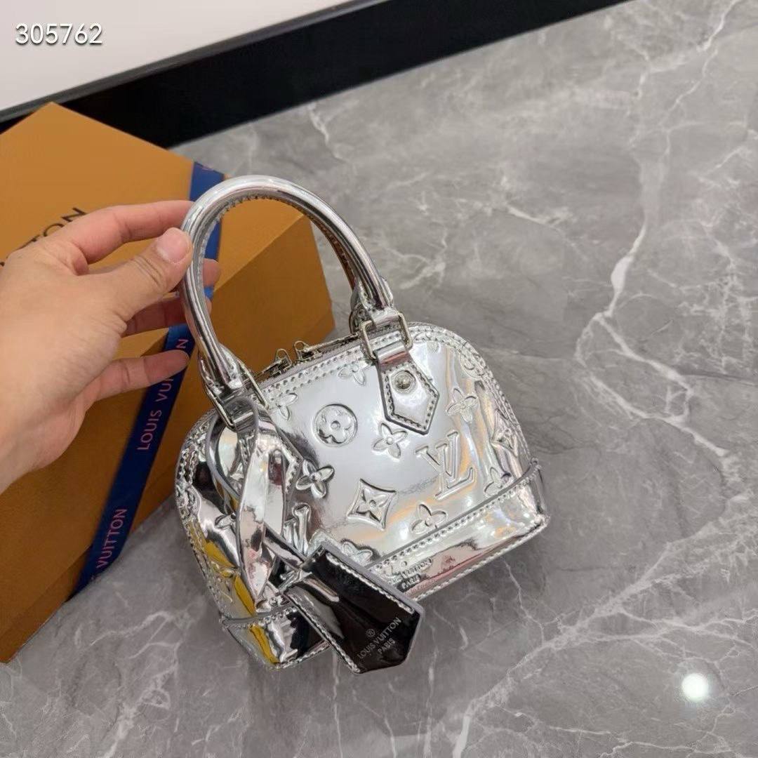 Louis Vuitton Metallic Gold Patent Alma Bag