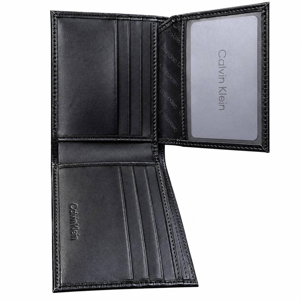 Calvin Klein Mirror Leather Billfold Wallet with RFID Protection