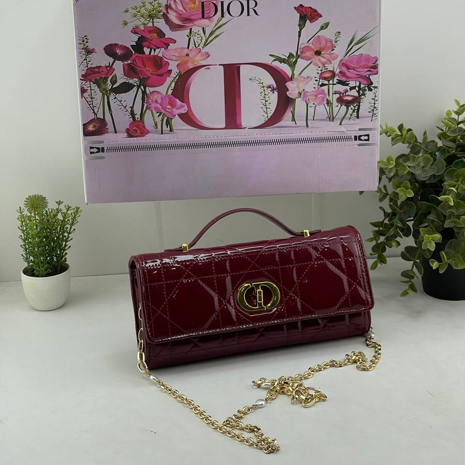 Dior Cannage Quilted Caro Top Handle Bag in Beige 👜✨🌸