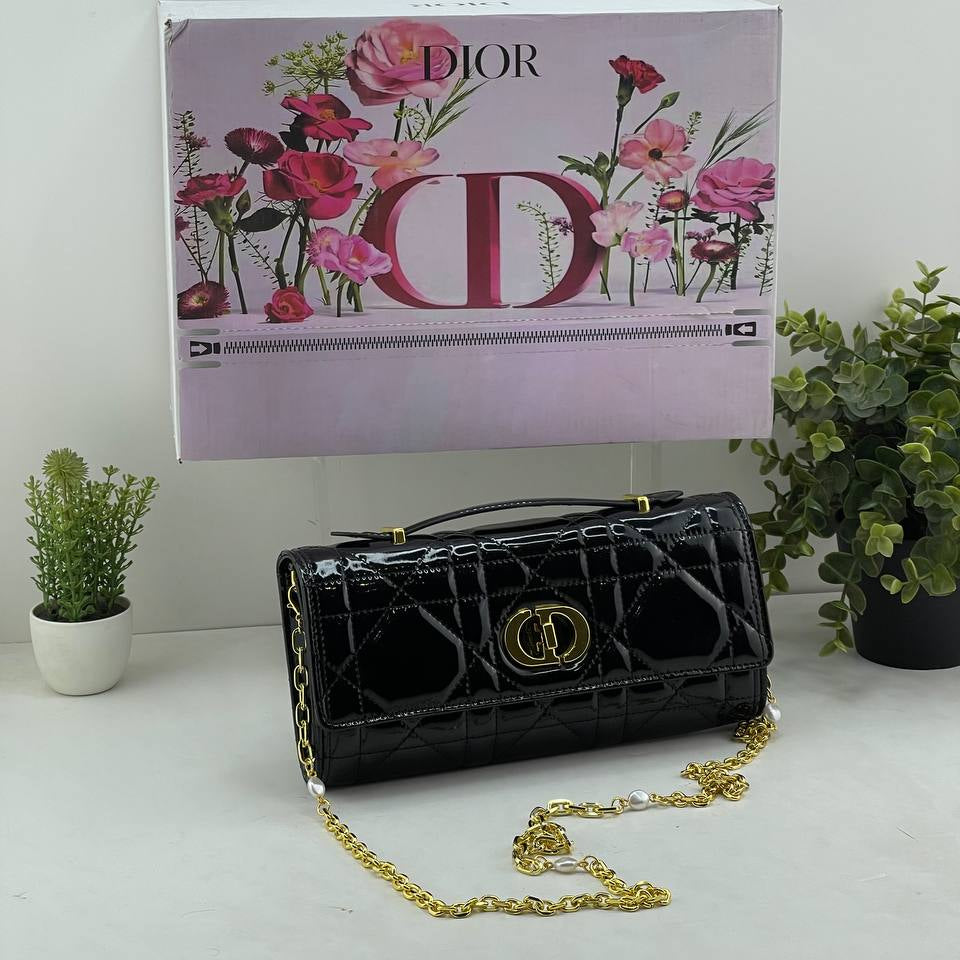 Dior Cannage Quilted Caro Top Handle Bag in Beige 👜✨🌸