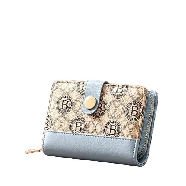 Tri-Fold Wallet: Classic Colors 🖤💙💖