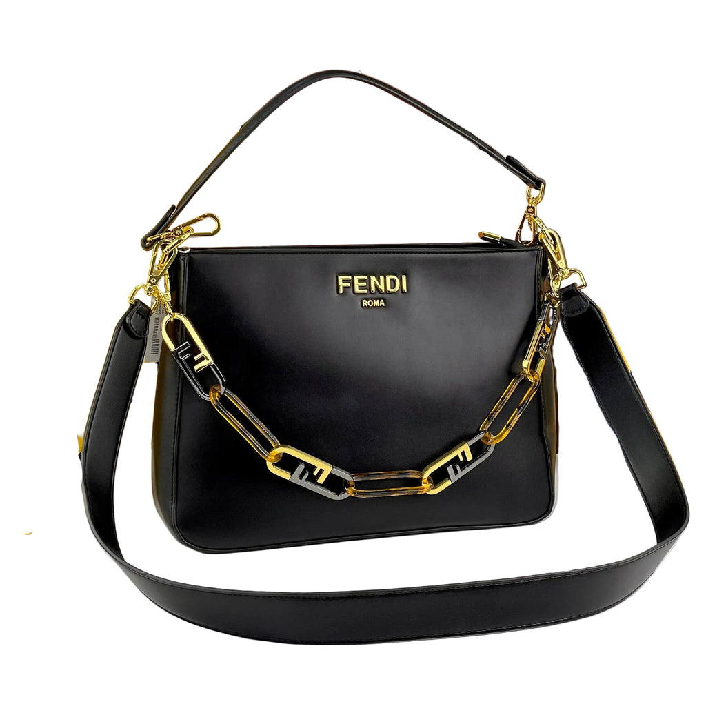 Fendi Black & Brown Monogram Bag 👜💼🖤