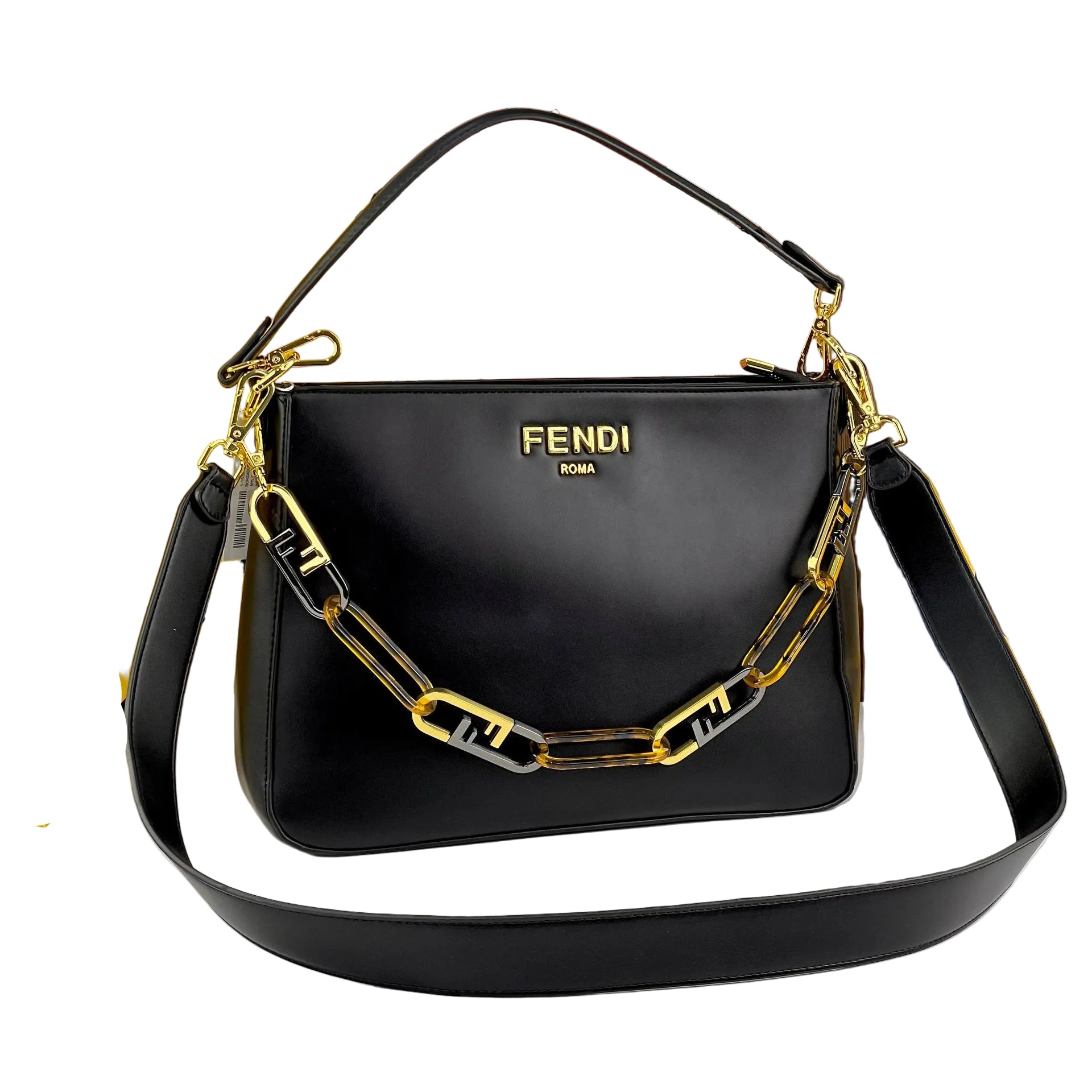 Fendi Black & Brown Monogram Bag 👜💼🖤