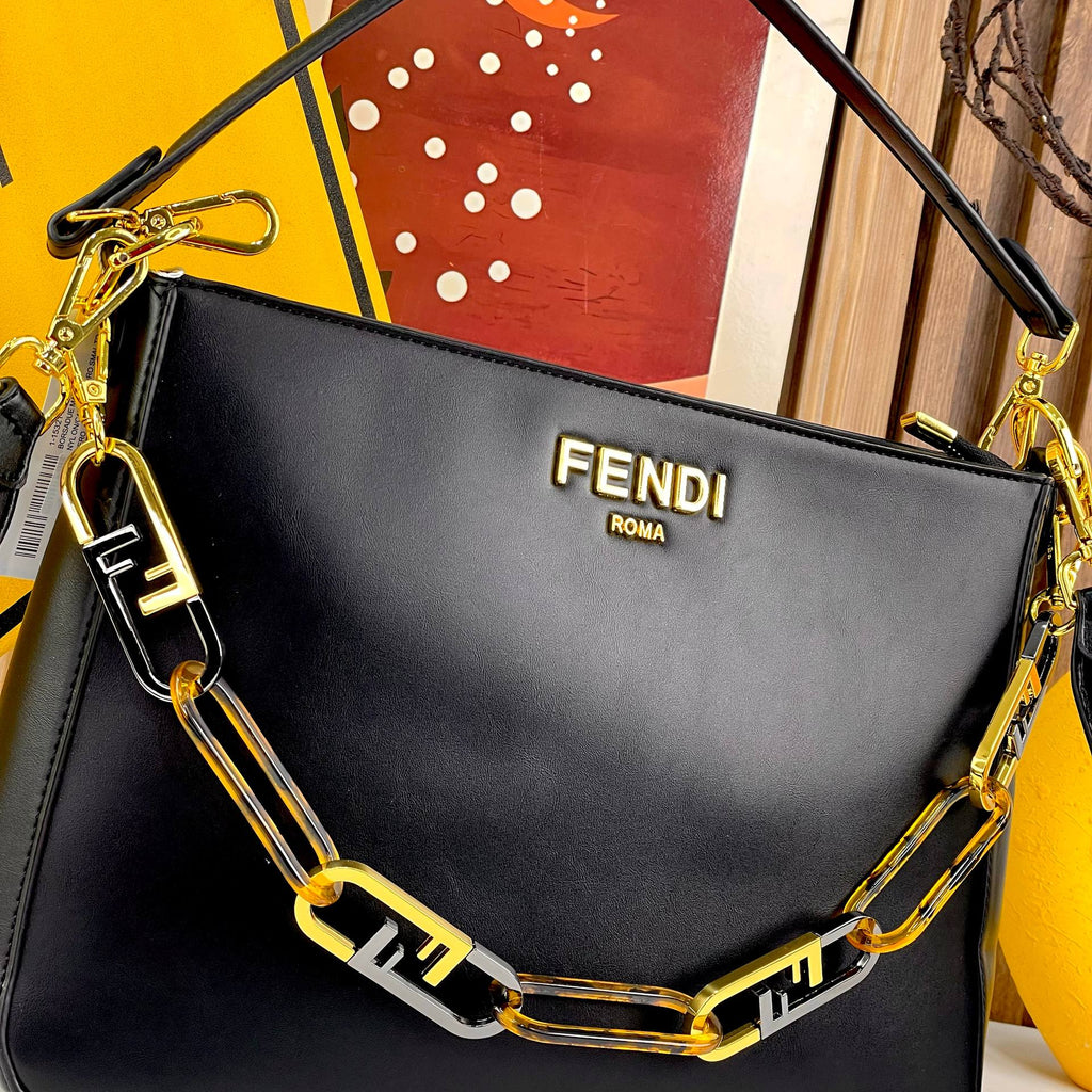 Fendi Black & Brown Monogram Bag 👜💼🖤