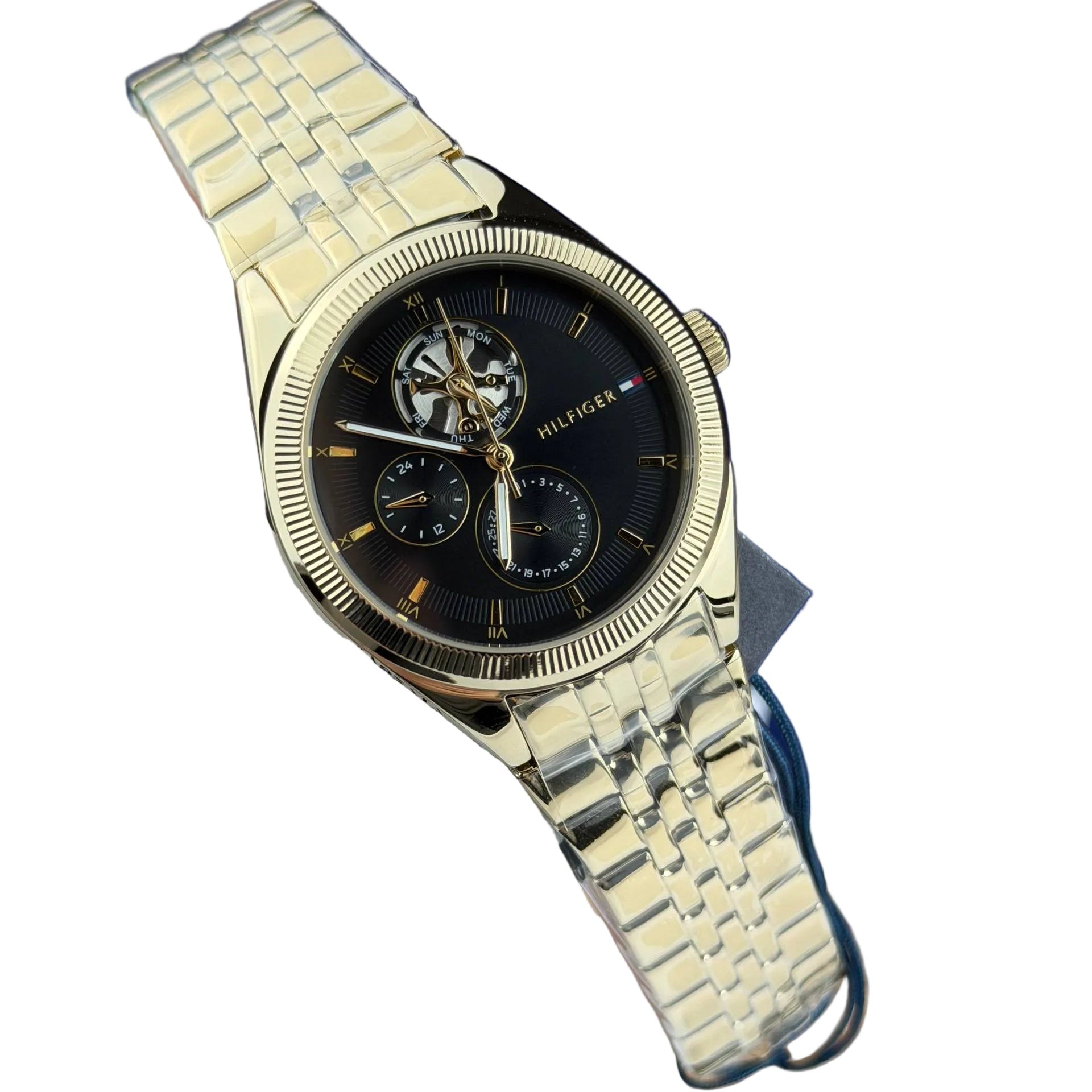 Tommy Hilfiger Women's Watch: Gold, Silver & Gray ⌚✨