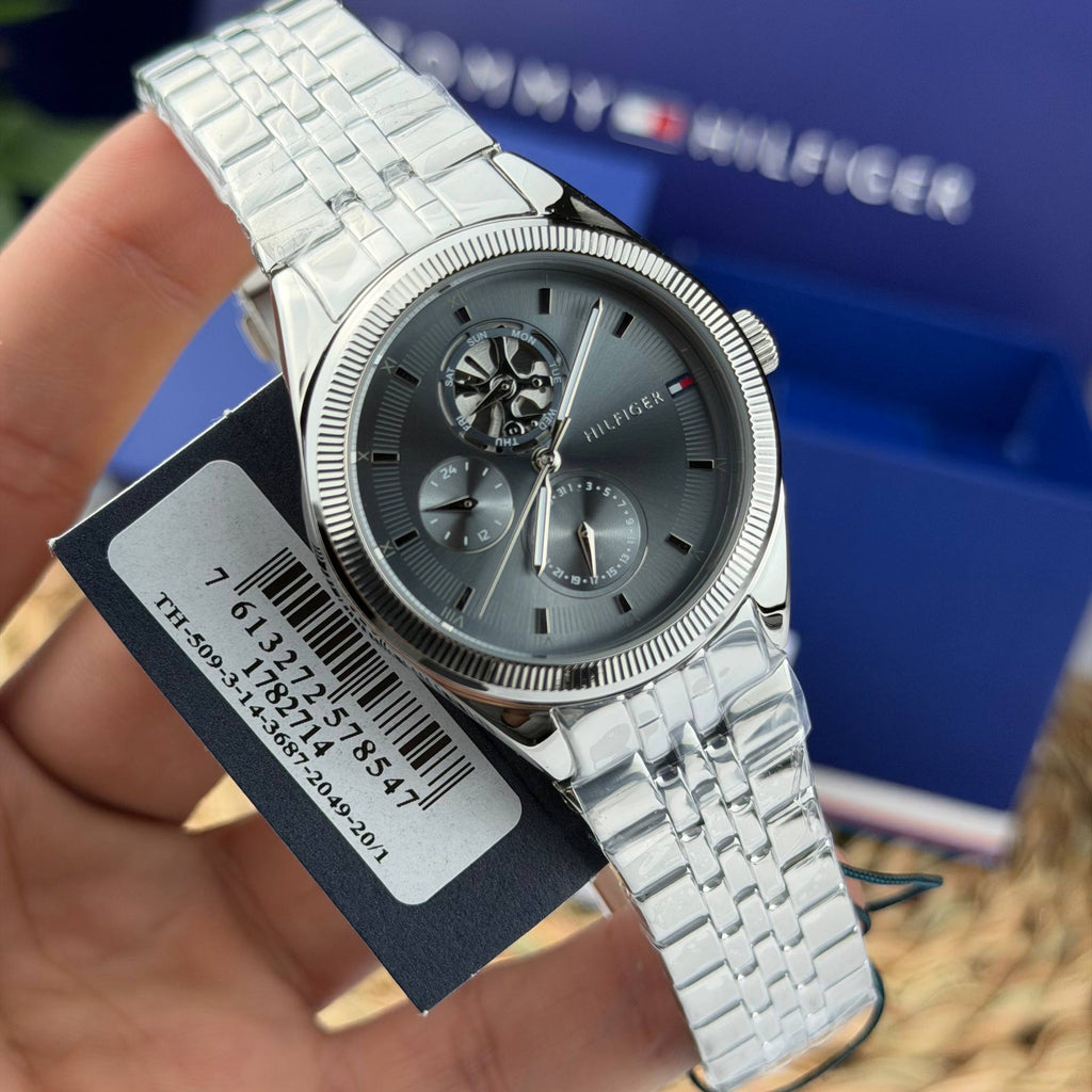 Tommy Hilfiger Women's Watch: Gold, Silver & Gray ⌚✨