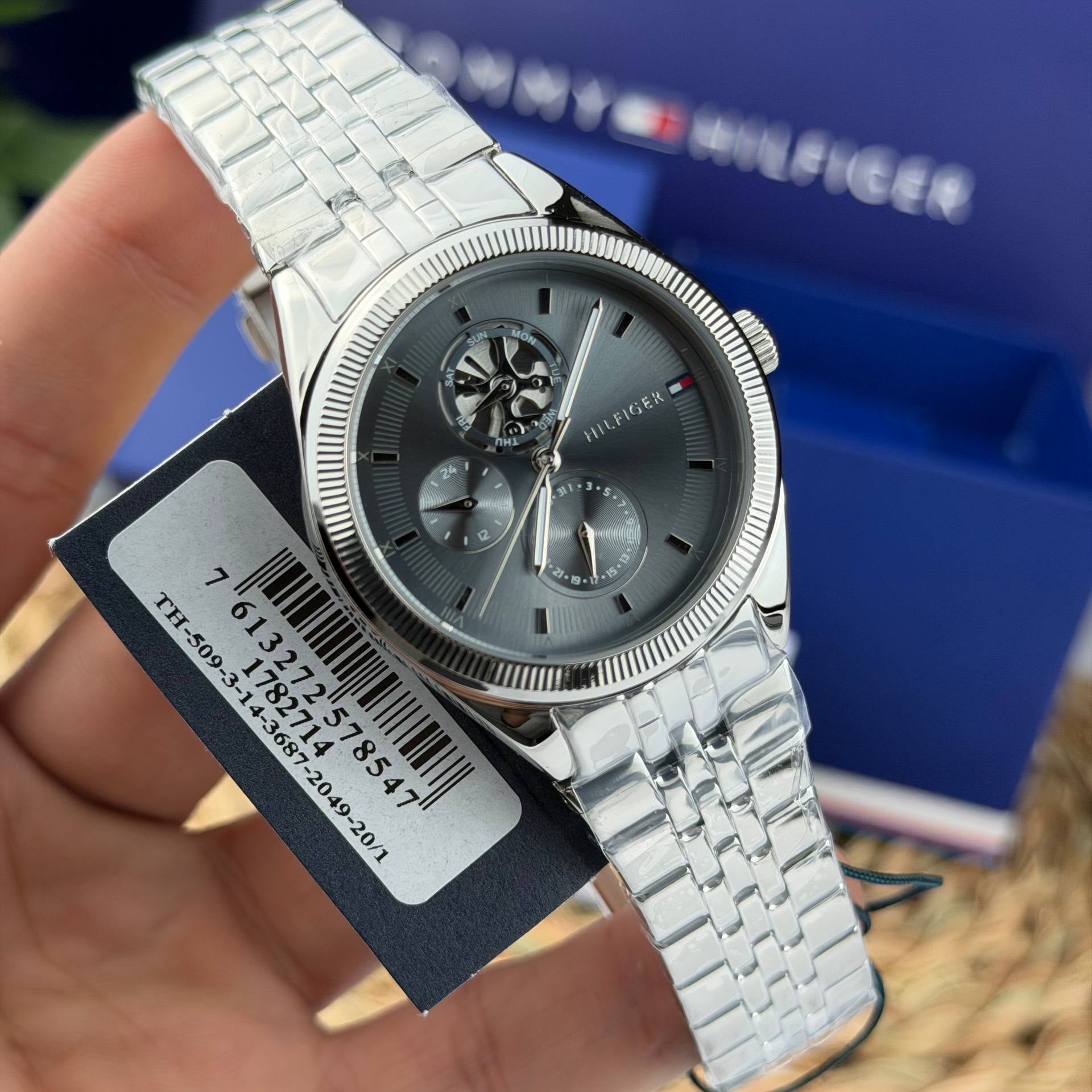 Tommy Hilfiger Women's Watch: Gold, Silver & Gray ⌚✨
