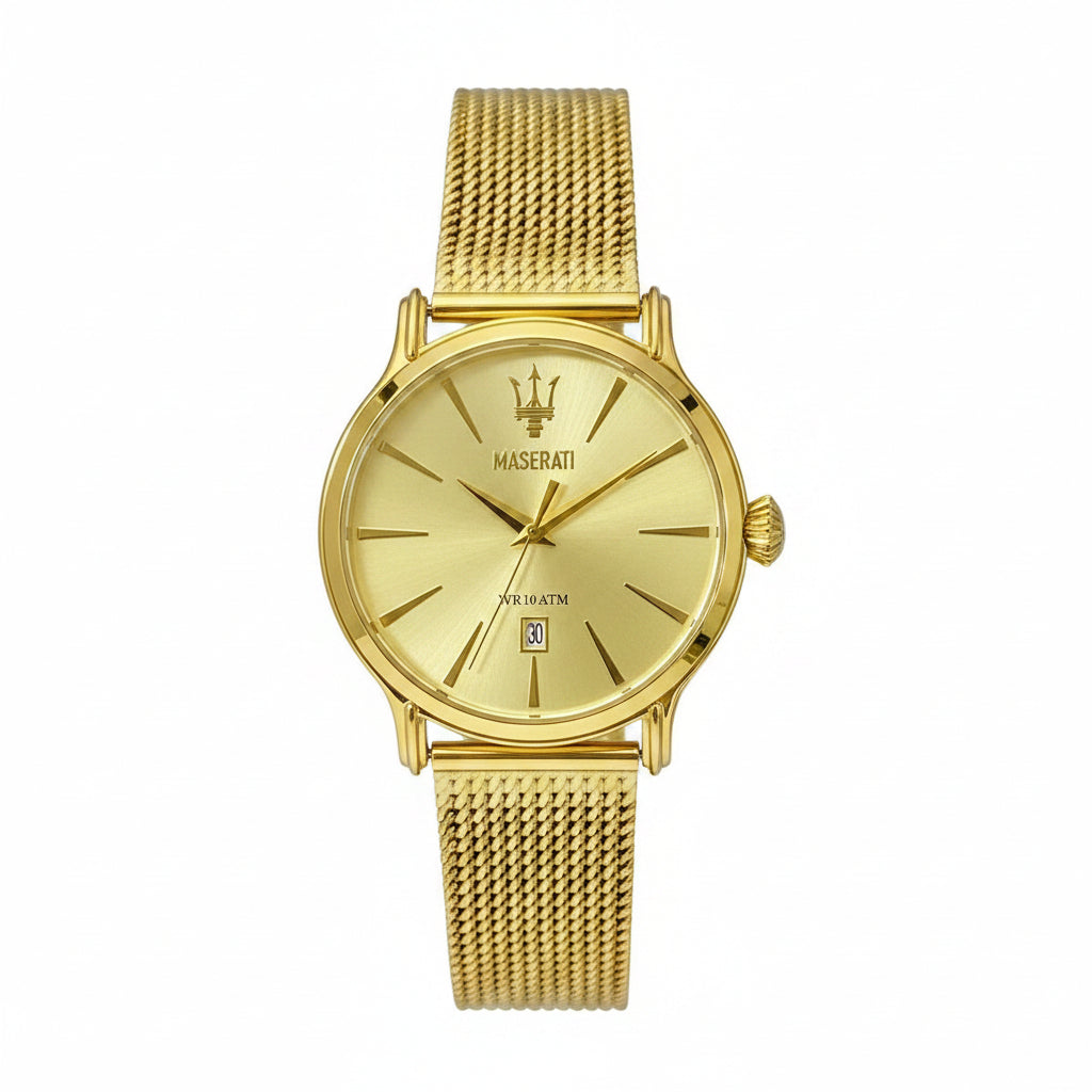 Maserati Epoca Gold Dial Women's Watch ⌚🔱