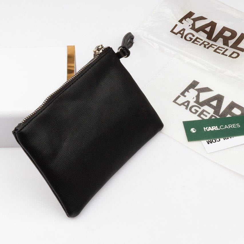 Karl Lagerfeld Iconic Pouch Wallet in Black 🕶️✨
