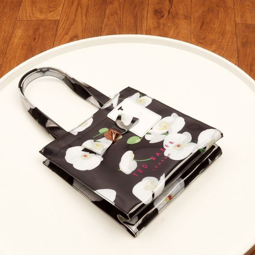 Ted Baker Floral Mirror Bag in Black and White 🌸👜