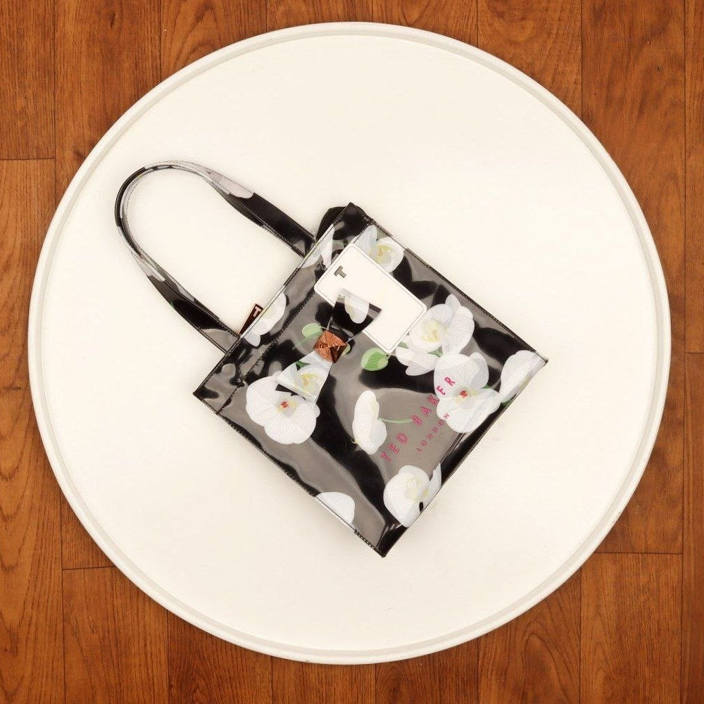 Ted Baker Floral Mirror Bag in Black and White 🌸👜