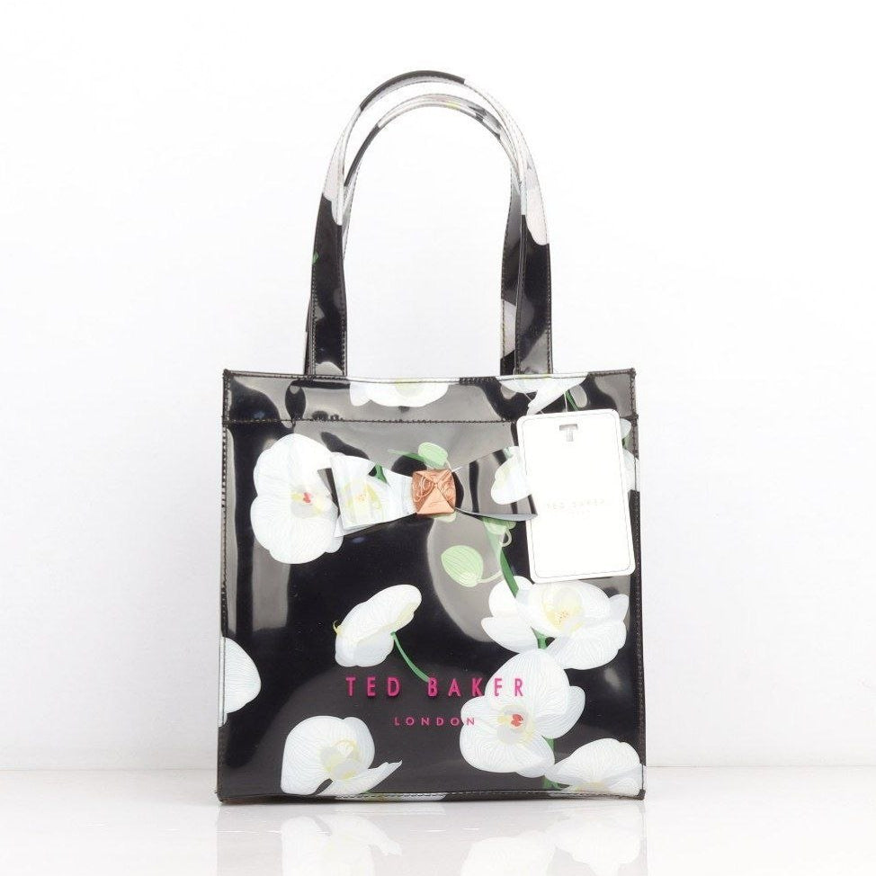 Ted Baker Floral Mirror Bag in Black and White 🌸👜