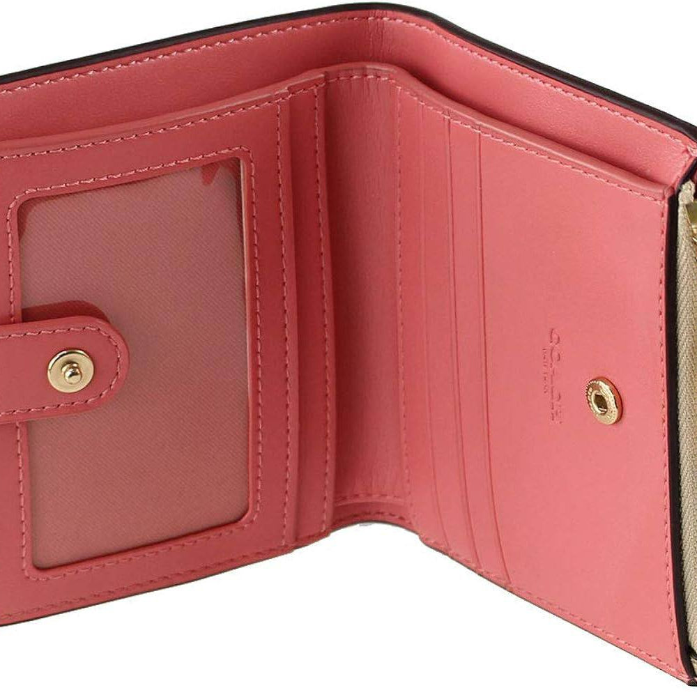 Coach Strawberry Print Signature Canvas Wallet 🍓✨