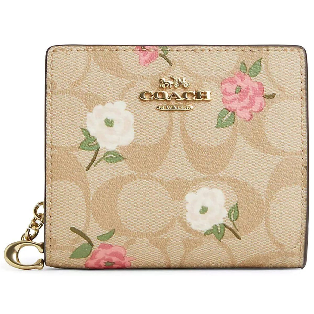 Coach Strawberry Print Signature Canvas Wallet 🍓✨