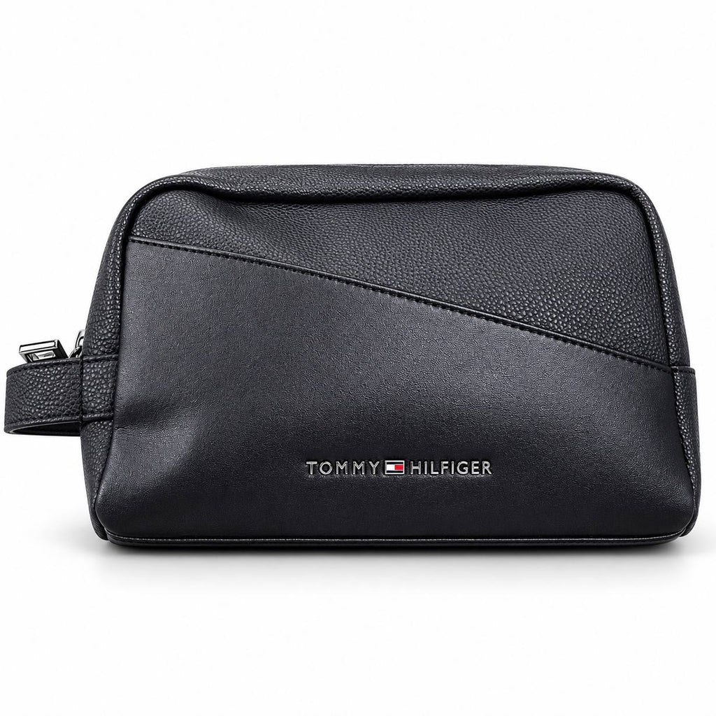 Tommy Hilfiger Textured Side Handle Pouch
