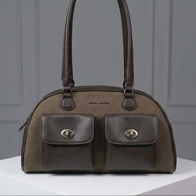 David Jones Multi Pocket Everyday Shoulder Bag
