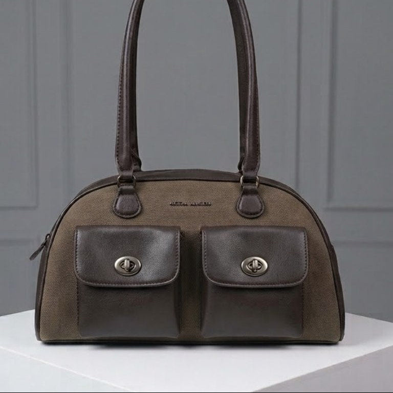 David Jones Multi Pocket Everyday Shoulder Bag