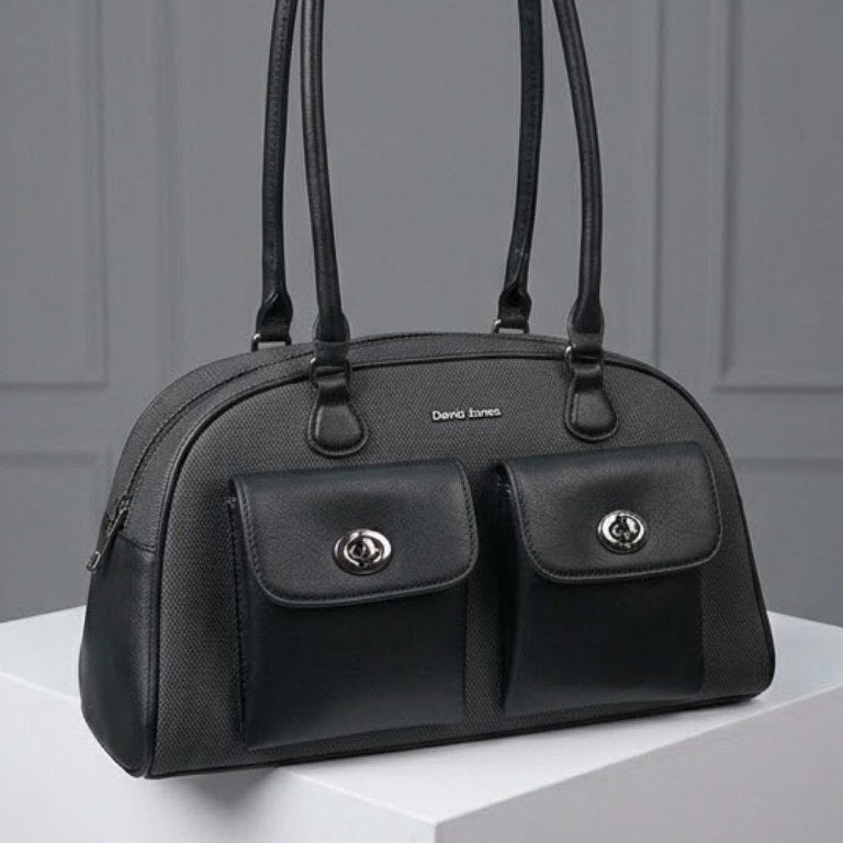 David Jones Multi Pocket Everyday Shoulder Bag