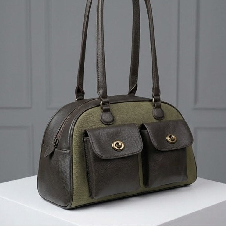 David Jones Multi Pocket Everyday Shoulder Bag