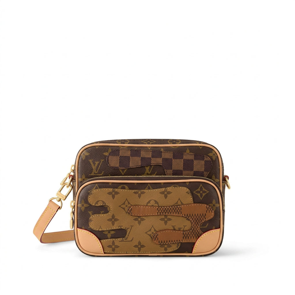 Louis Vuitton Monogram and Damier Pattern Hybrid Bag