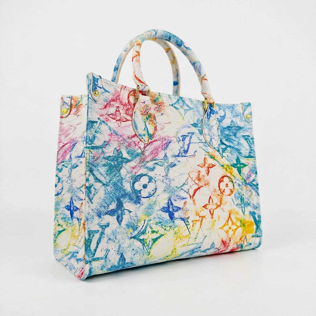 Louis Vuitton Multicolor Monogram Tote with Gold Hardware