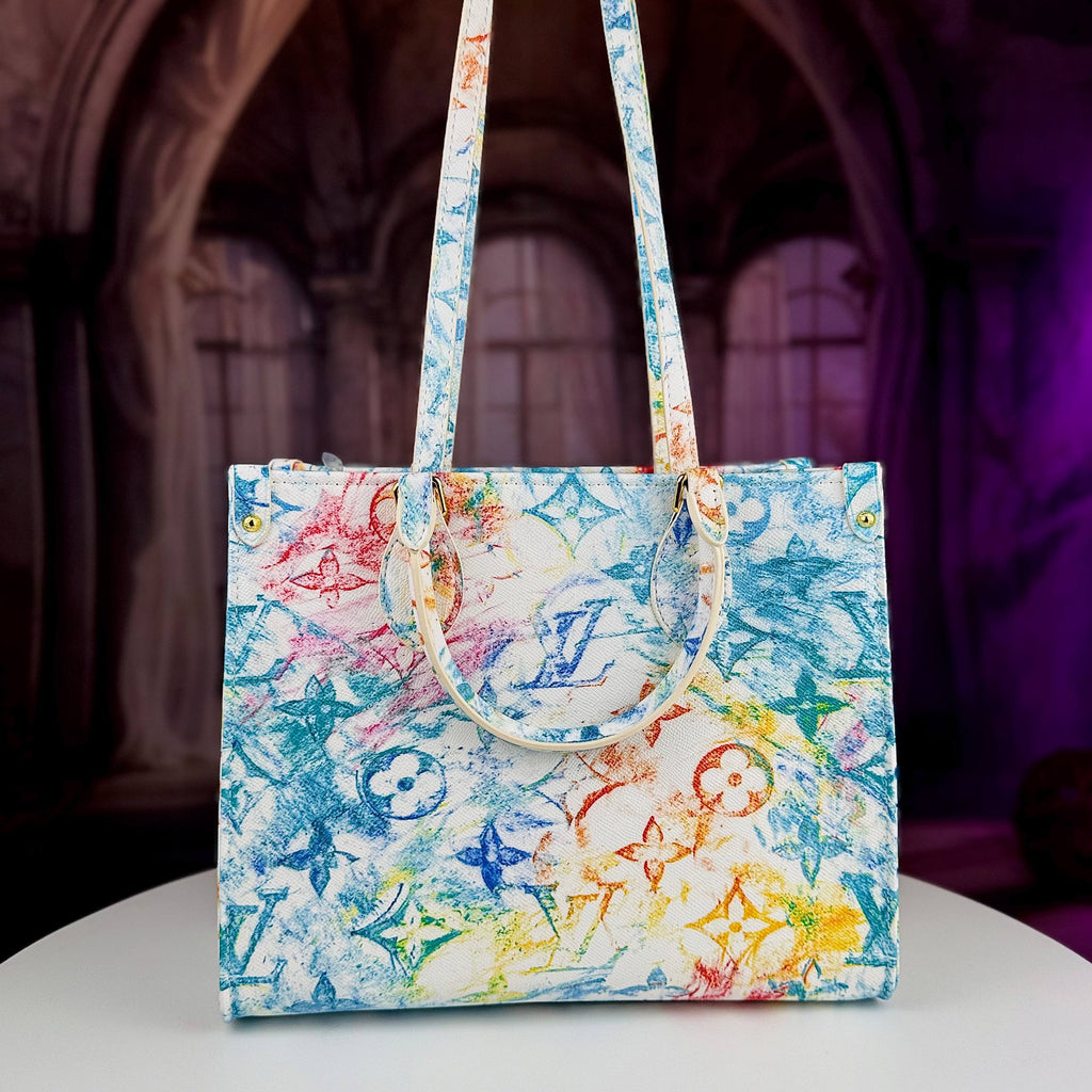 Louis Vuitton Multicolor Monogram Tote with Gold Hardware