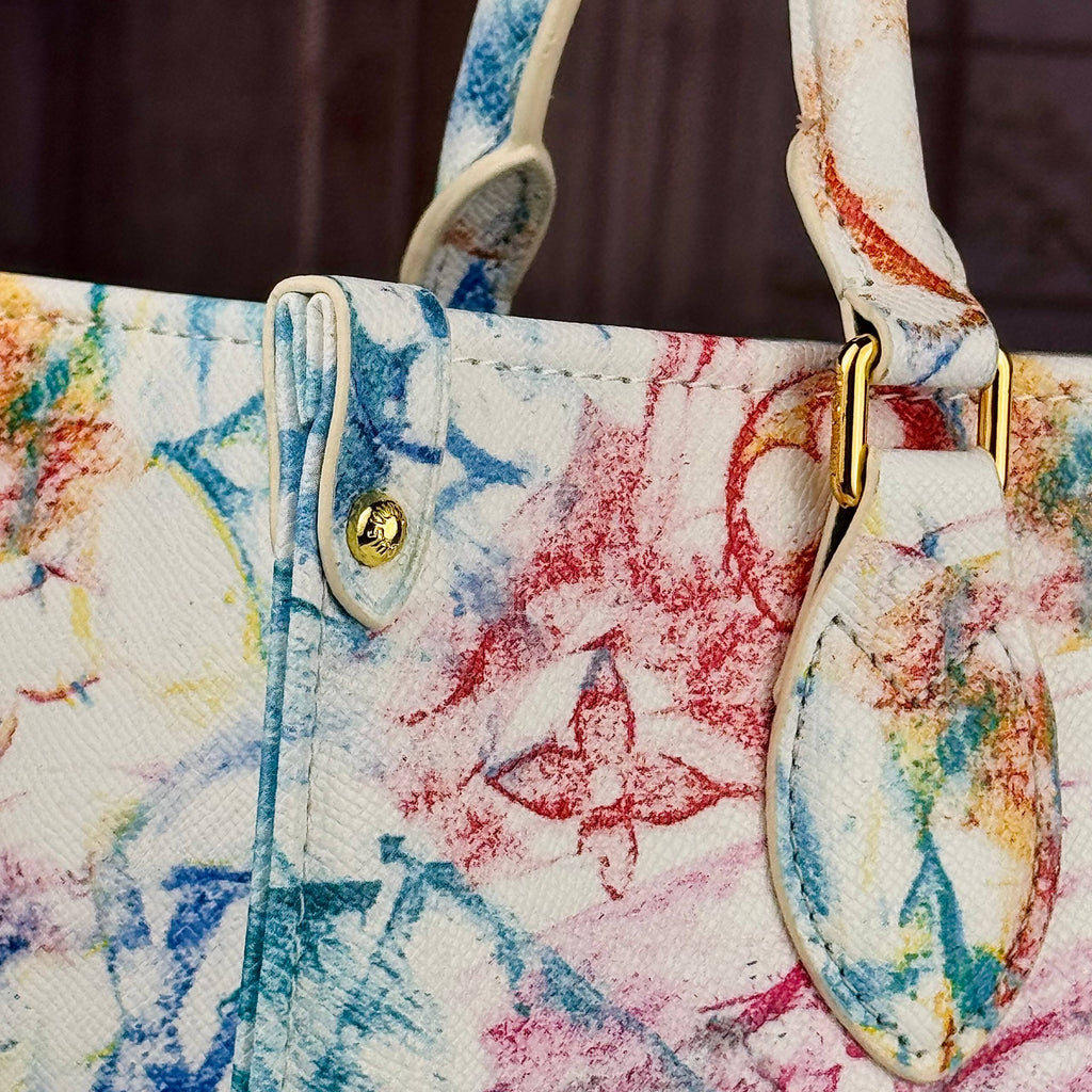 Louis Vuitton Multicolor Monogram Tote with Gold Hardware