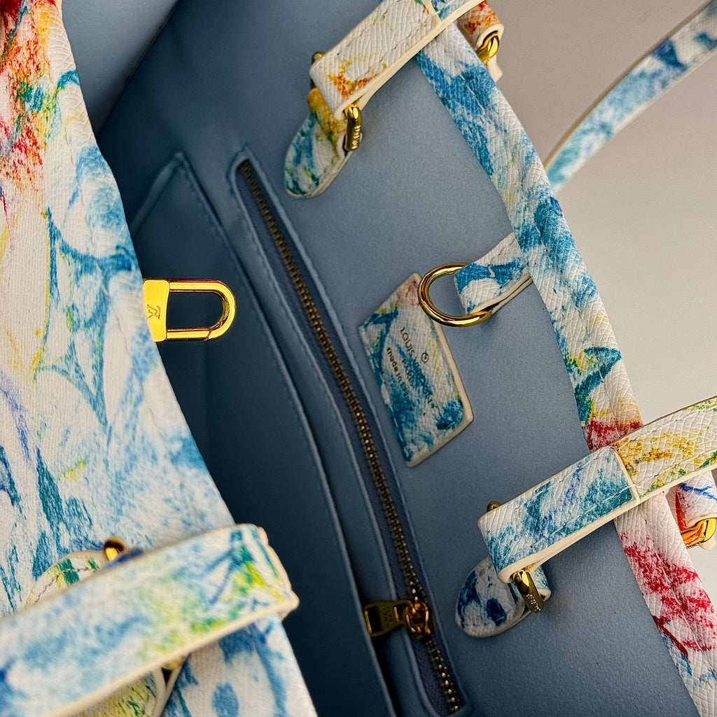 Louis Vuitton Multicolor Monogram Tote with Gold Hardware
