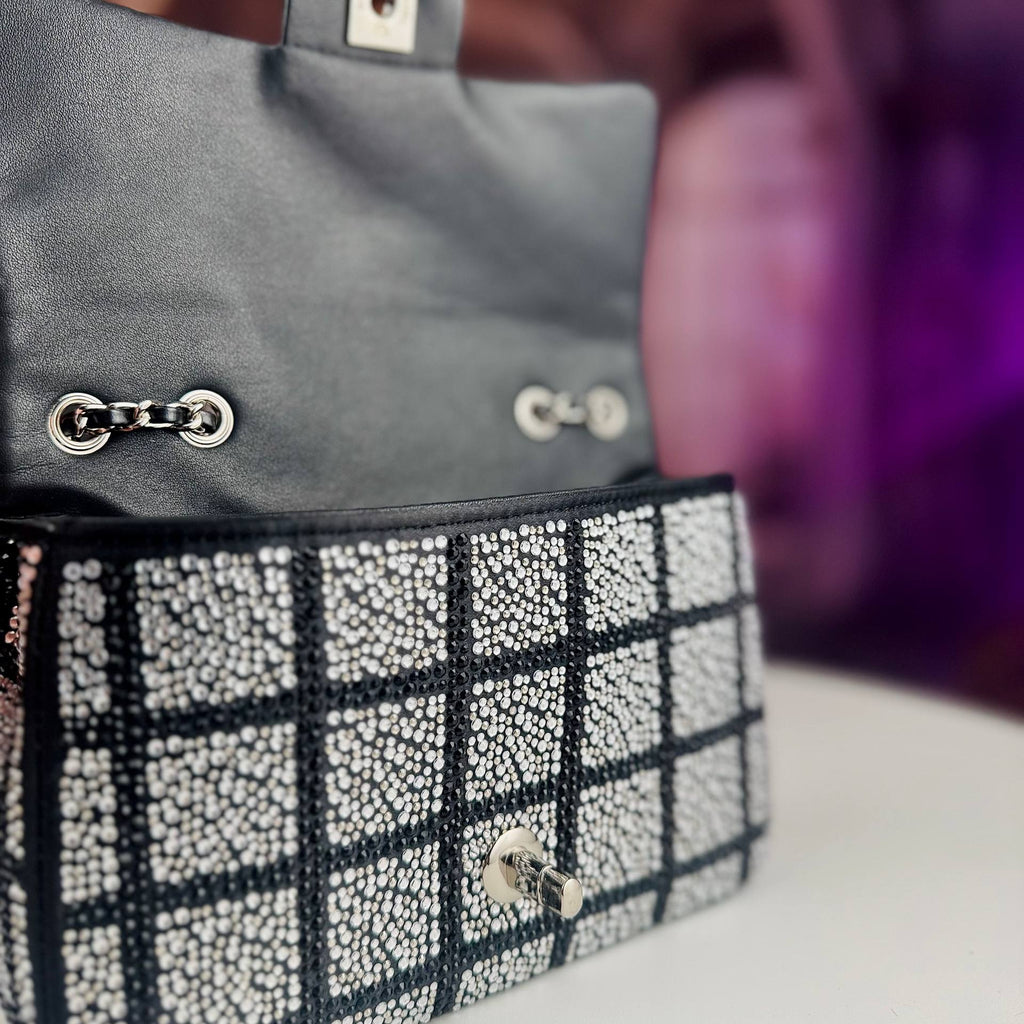 Chanel Rhinestone Checkered Flap Bag