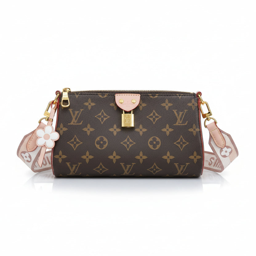 Louis Vuitton Monogram Papillon Trunk Bag with Logo Strap 👜✨💼