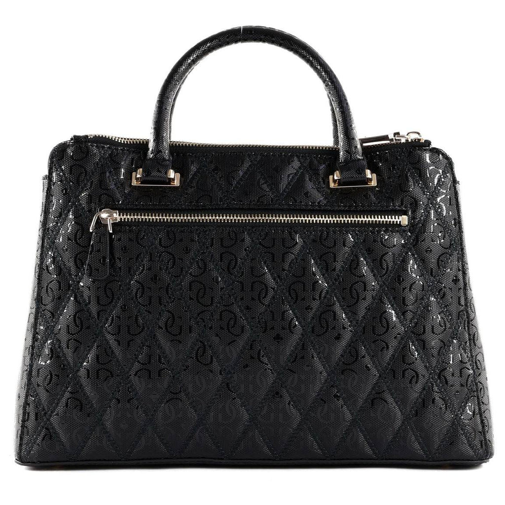 GUESS Chic Tri-Color Satchel 👜🤍🖤